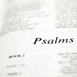 Bible opened to the book of Psalms, favorite psalms at hope filled faith