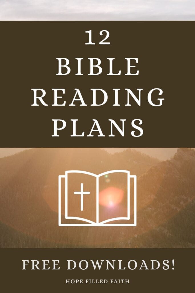 Inspirational Bible Reading Plans Pinterest Pin